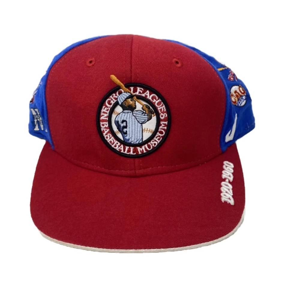Vintage Negro Leagues Baseball Museum 1920-1960 Fitted Hat Headgear Wool 7 1/8